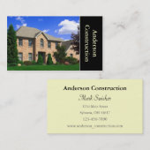 Thuisbouwer of -constructie visitekaartje (Voorkant / Achterkant)