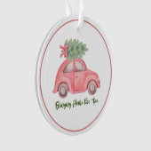 Thuisbrengen van de boom, Acryl Ornament (voorkant)