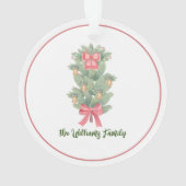 Thuisbrengen van de boom, Acryl Ornament (achterkant)