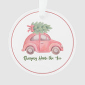 Thuisbrengen van de boom, Acryl Ornament (voorkant)