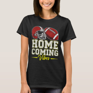 Thuiscoming-sfeer voor tieners voetbalwedstrijd ou t-shirt