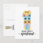 Thuiscompartiment Verplaatsend Briefkaart (Voorkant / Achterkant)