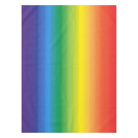Thuisdecor Ombre Rainbow Pattern en Partij Tafelkleed (Voorkant)