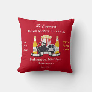 Thuisfilmtheater Popcorn Klapbord Film Kussen