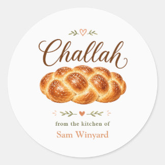 Thuisgebakken Challa Brood Keuken Label