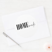 Thuisgemaakt Ronde Sticker (Envelop)