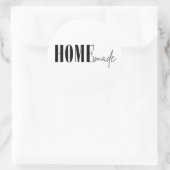 Thuisgemaakt Ronde Sticker (Tas)