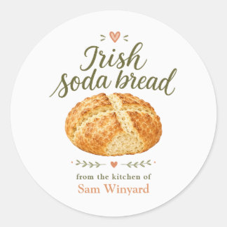 Thuisgemaakte Ierse Soda Brood Keuken Label