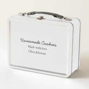 Thuisgemaakte koekjes voeg je tekst naam custom wo