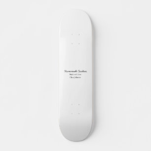 Thuisgemaakte koekjes voeg je tekst naam custom wo skateboard
