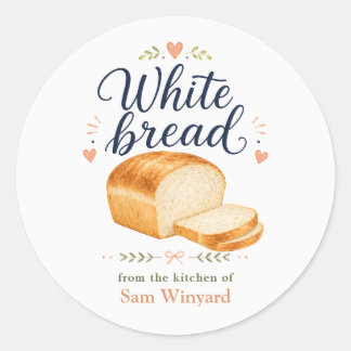 Thuisgemaakte Witte Brood Keuken Label