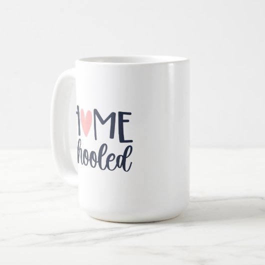 Thuisgeschoold met Mok voor hartschoorsteen (Voorkant links)