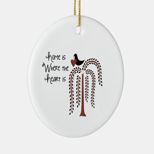 Thuishart Keramisch Ornament (Rechts)