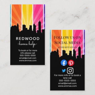 thuishelper schoonmaakster visitekaartje