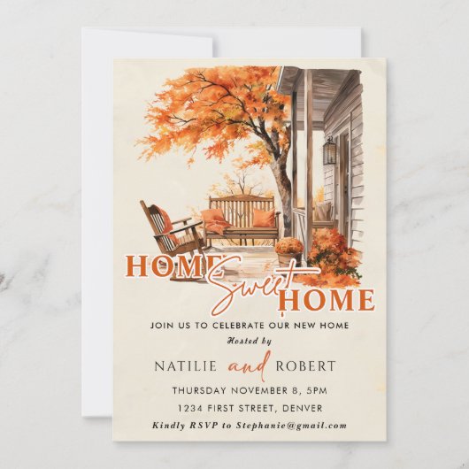 Thuishuishouden met eigen tint kaart (Voorkant)