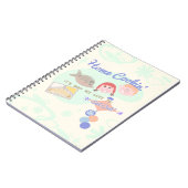 Thuiskoken Funny Dinnertime Art Design Notitieboek (Linkerzijde)