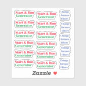 thuisonderhoud sticker (Vel)