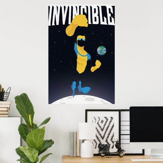 Thuisonvincie verlaten poster (Thuiskantoor)