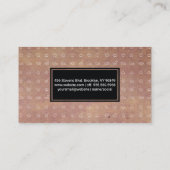 Thuispictogrampatroon Visitekaartje (Achterkant)