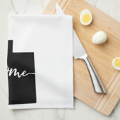 Thuisstaatoverzicht - Heart Utah Theedoek (Quarter Fold)