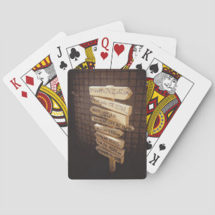 Thuisstad TX 12.908 KM Militaire Poker Deck