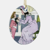 ThuisStropdassen Keramisch Ornament (Rechts)