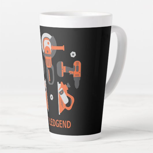 Thuisverbetering Latte Mok (Rechterhoek)