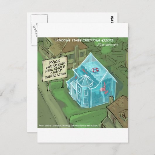 Thuisverkoop van onroerend goed - nightmare Funny Briefkaart (Voorkant / Achterkant)