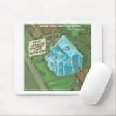 Thuisverkoop van onroerend goed - nightmare Funny Muismat (Met muis)