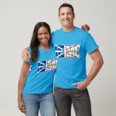Thuisvlag op donker Shirt (Newfoundland) (Unisex)