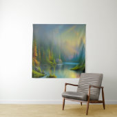 Thuiszoet startpunt in de bossen wandkleed (In situ)