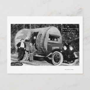 Thuiszoet startpunt in een andere structuur briefkaart