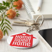 Thuiszoete startpunten sleutelhanger (Zijkant)