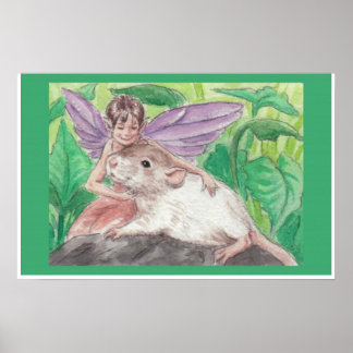 Thumbalina en de Rat Poster