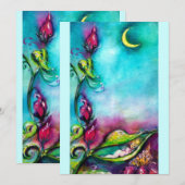 THUMBELINA , BABY SHOWER KAART (Voorkant / Achterkant)