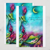 THUMBELINA, blauwe roze rode witte champagne metaa Kaart (Voorkant / Achterkant)