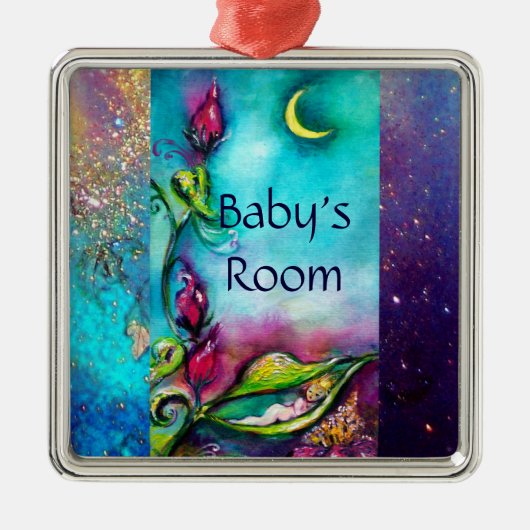 THUMBELINA DEUR HANGER METALEN ORNAMENT (Voorkant)