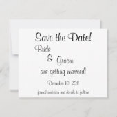 Thumbelina en Prince Wedding,  feiharde tales Kaart (Achterkant)