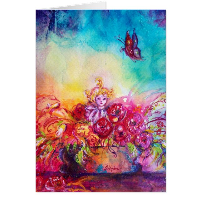 THUMBELINA, FLOWER BASKET EN BUTTERFLES (Voorkant)