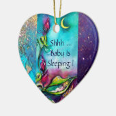 THUMBELINA PINK RUBY MONOGRAM DEUR HANGER KERAMISCH ORNAMENT (Links)