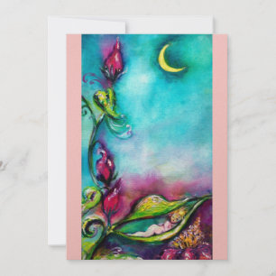 THUMBELINA roze blauw rood goud Aankondiging