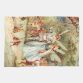 Thumbelina's bruiloft in het bos theedoek (Horizontaal)