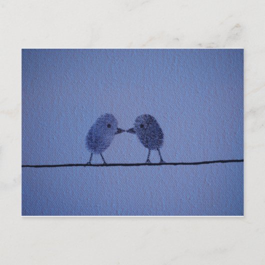 Thumbprint Lovers Briefkaart (Voorkant)