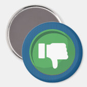 THUMBS DOWN MAGNET MAGNEET (Voorkant / Achterkant)