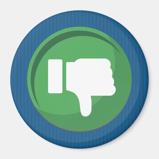 THUMBS DOWN MAGNET MAGNEET (Voorkant)