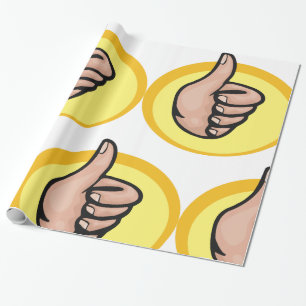 Thumbs Up Gesture Cadeaupapier