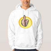 Thumbs Up Gesture Hoodie (Voorkant)