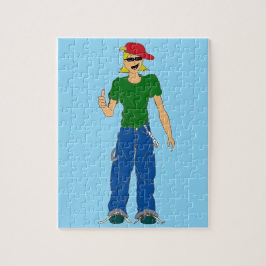 thumbs up legpuzzel (Verticaal)