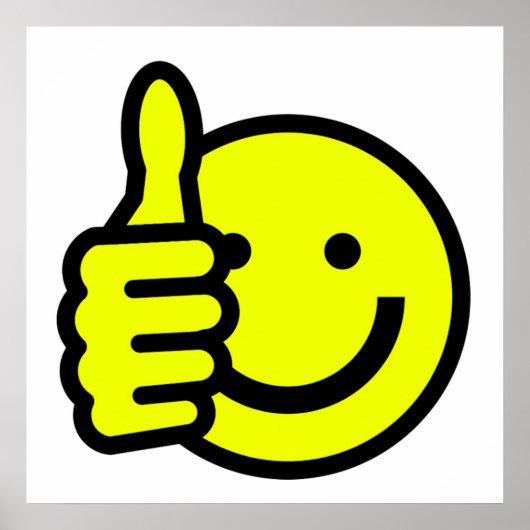 THUMBS UP POSTER (Voorkant)