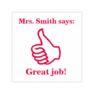 "Thumbs Up" Zelfinkt stempel